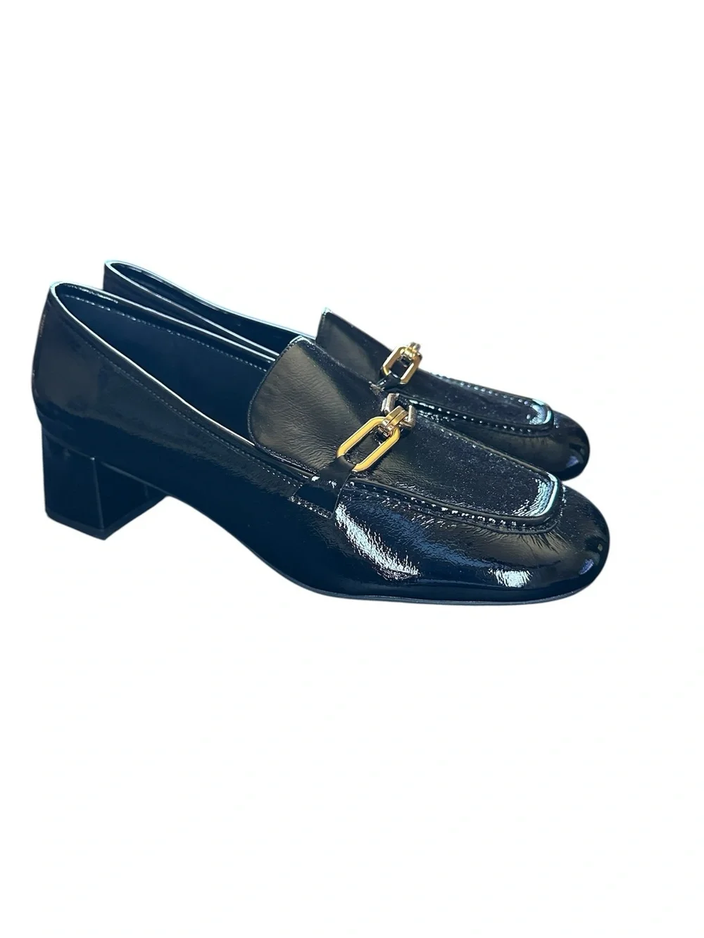 Jeffrey Campbell Archive Black Patent Block Heel Pump. Sz: 11